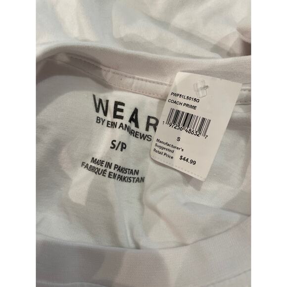 Coach Prime, All in, Long sleeve tee, CU buffs white small - Picture 5 of 6